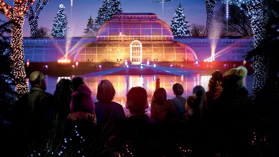Kew - christmas lights london