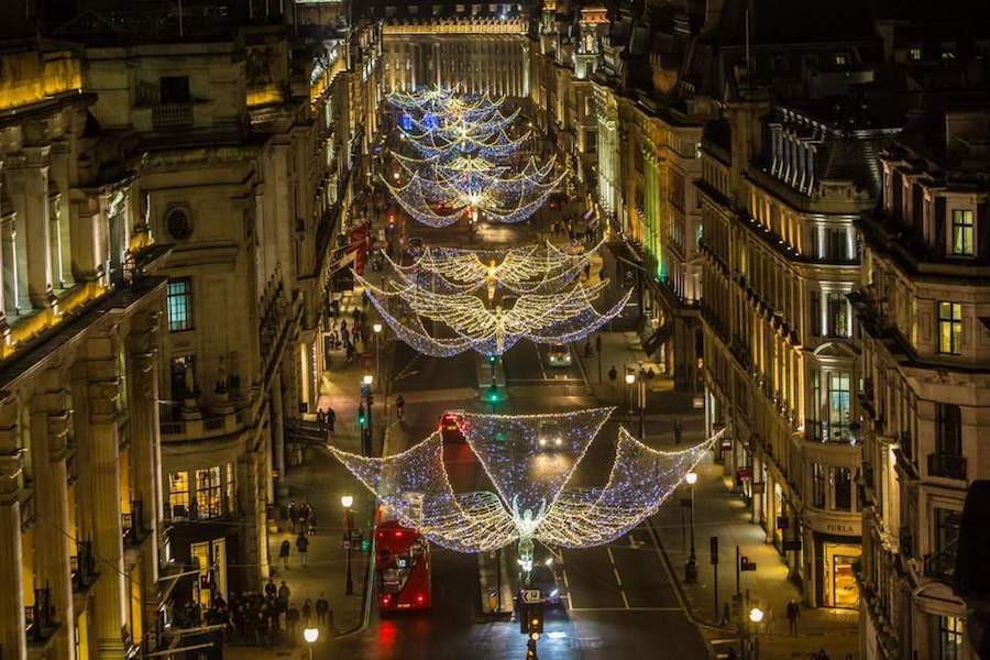 Regent Street - Christmas lights london
