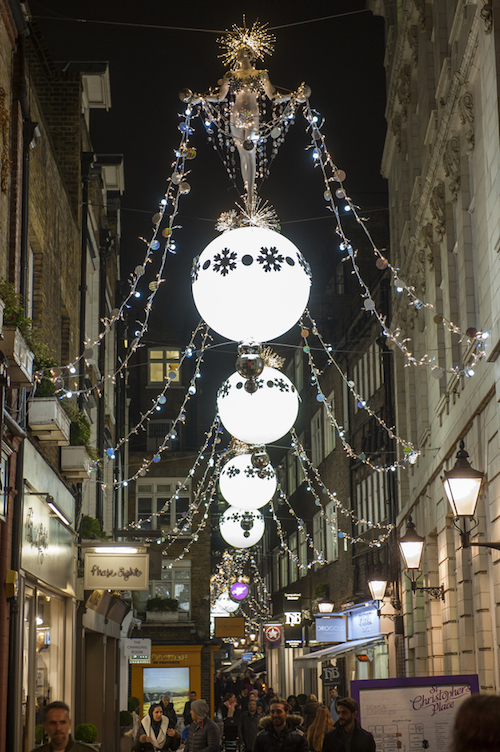 St christophers place - london christmas lights
